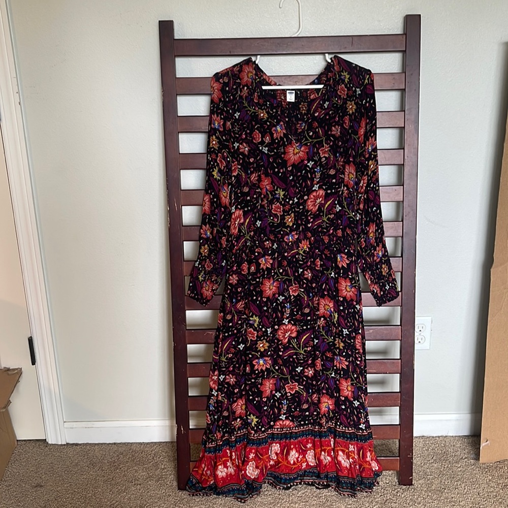 Old navy floral maxi dress